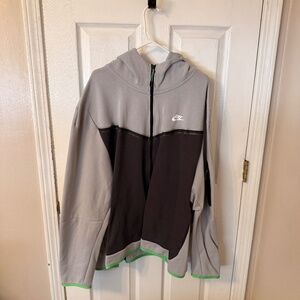 Men’s Nike Tech Fleece Full-Zip Hoodie - Black/Grey/Green